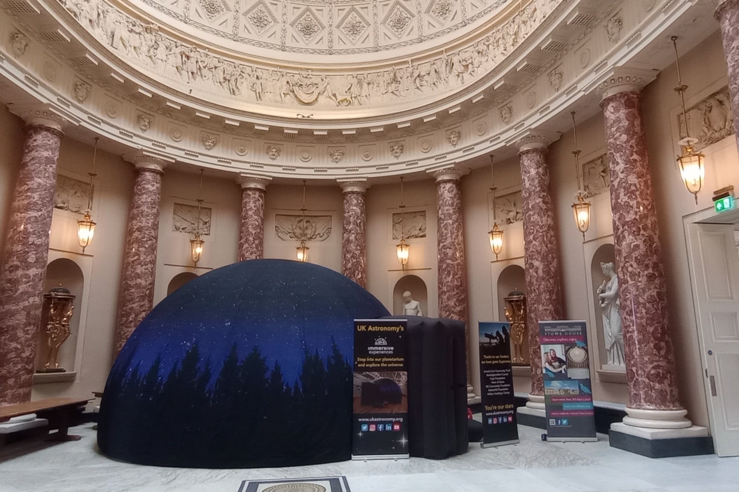Pop-up Planetarium at Stowe House