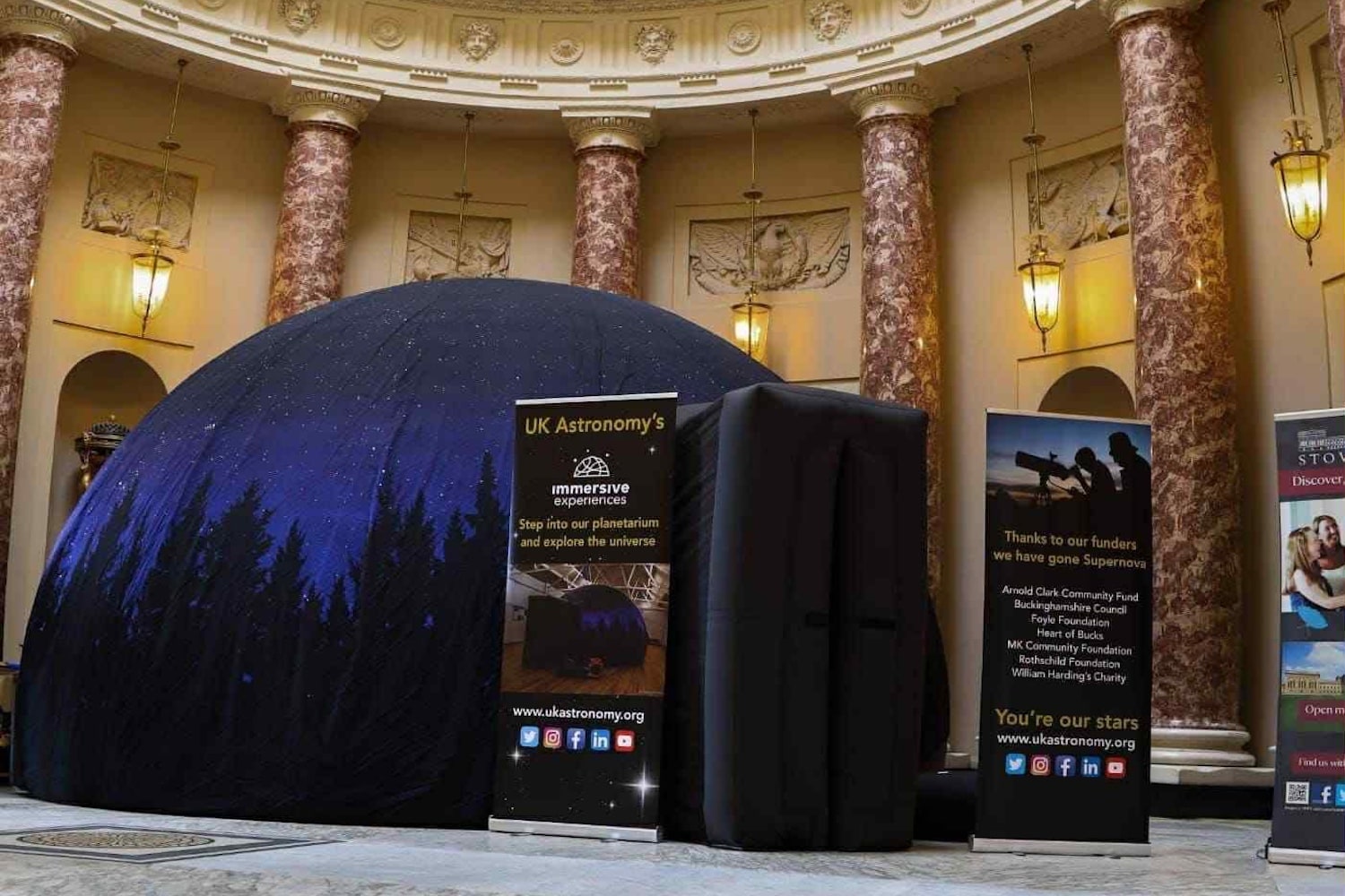 Pop-up Planetarium at Stowe House