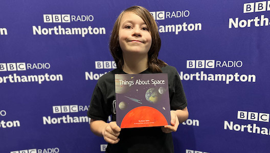 Young Author Aston Smith Shines on BBC Radio Northampton